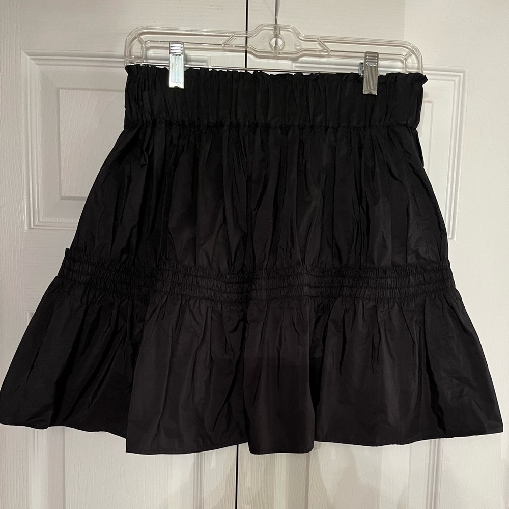 Zara Black Ruffled Skirt, S - Picture 3 of 6